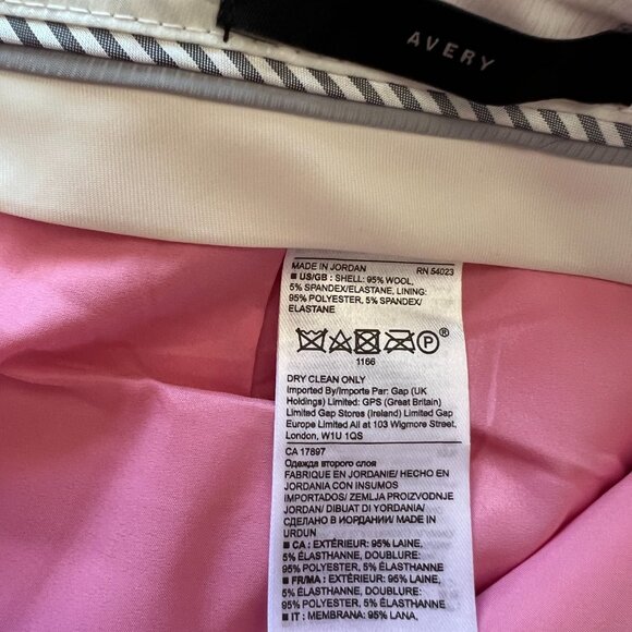 Banana Republic Hot Pink Avery Pants Crop Ankle Sz 6L - Picture 3 of 5